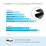 STARTECH-CABSHELFV1U