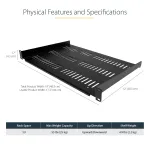 STARTECH-SHELF-1U-12-FIXED-V