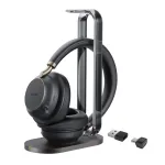 Yealink-BH76 PLUS WITH CHARGING STAND TEAMS BLACK USB-C/