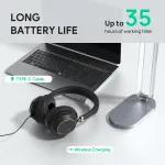 Yealink-BH76 PLUS WITH CHARGING STAND TEAMS BLACK USB-C/