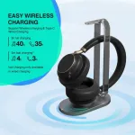 Yealink-BH76 PLUS WITH CHARGING STAND TEAMS BLACK USB-C/