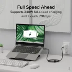 Plugable Technologies-USBC-240W-1M