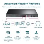 OMADA NETWORKS BY TP LINK-TL-SG1218MPE