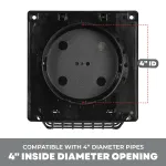 DEFLECTO-HR4BLK/24