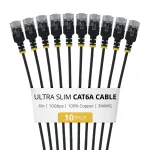 STARTECH-6AUTP34BKS6IN10PK
