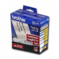 Brother DK2113 - Cont Film Label Blk Clear