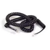 Belkin F8V101-25-BK - COILED TELEPHONE HANDSET CORD - RJ-11 LEFT CONNECTOR - MALE 