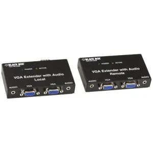BLACK BOX CORPORATION AC556A-R2 - Dual-Port VGA Extender Kit with Audio Support