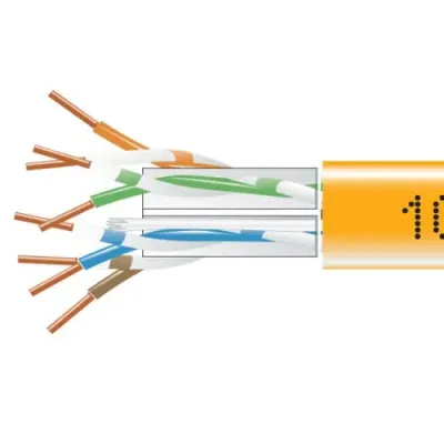 BLACK BOX CORPORATION EYN867B-PB-1000 - CAT6 550-MHZ SOLID ETHERNET BULK CABLE - UNSHIELDED (UTP), C