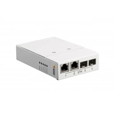Axis Communications QQ0416 - AXIS T8604 Media Converter Switch - GigE - Rail-Mountable
