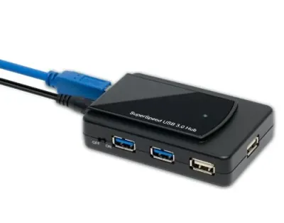 SYBAUSA SY-HUB20078 - USB 3.0+ 2.0 COMBO HUB (2X USB 3.0 PORT,
