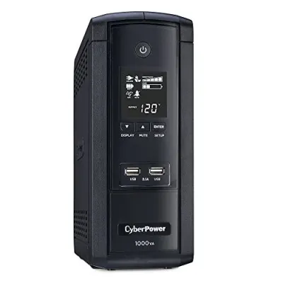 CyberPower BRG1000AVRLCD - LINE INTERACTIVE, MINI-TOWER, 10 OUTLETS, LCD, USB CHARGE PO