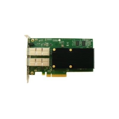CHELSIO COMMUNICATIONS T580-CR - 2-PORT 1040GBE HALF SIZE UWIRE,  ENHANCED TOE & ISCSI, PCI-E
