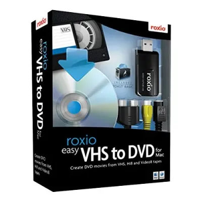 COREL 243100 - Roxio Easy VHS to DVD for Mac - Preserve Your Memories