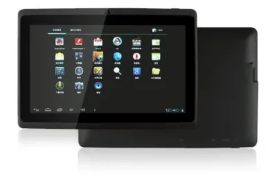 WORRYFREE GADGETS 7DRK-Q-BLACK - 7-Inch Android Tablet - Quad-Core, Dual Camera, 4GB Storage