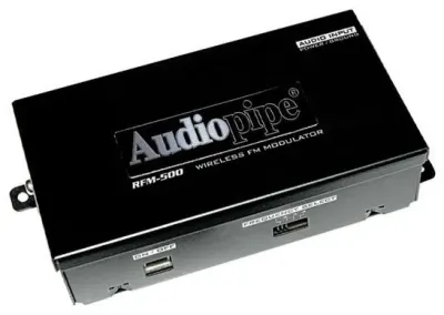 Audiopipe RFM500 - Audiopipe Wireless FM Modulator with Adjustable Output Level
