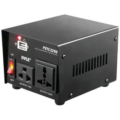PYLE PEPYLPVTC320U - Pyle Pro PVTC320U Step Up & Down Voltage Converter Transform