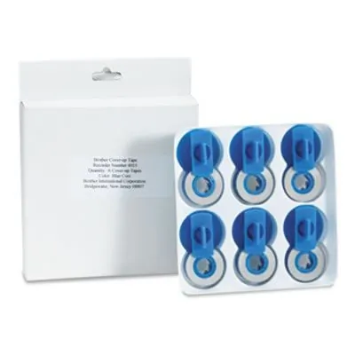 Brother 4015 - 6-Pack Correction Tape for Typewriters and Paper
