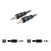 C2G 40518 - 50FT PLENUM-RATED 3.5MM STEREO AUDIO CABLE WITH LOW PROFILE 