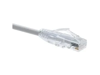 Unirise 10028 - Clearfit Snagless Gray Cat6 Patch Cable - 3 Feet