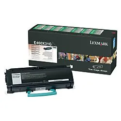 Lexmark E460X31G - Lexmark E460DN Extra High Yield Toner Cartridge - Black