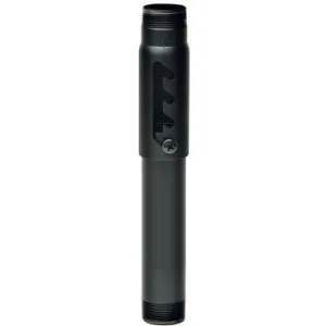 PEERLESS AEC1012 - EXTENSION COLUMN - BLACK - NOTCHED ADJUSTMENT DESIGN ENABLES