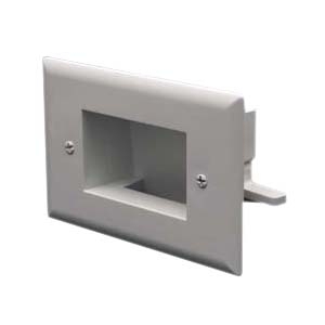 DATACOMM ELECTRONICS 45-0009-WH - DataComm Electronics 45-0009-WH Easy-Mount Slim-Fit Recessed