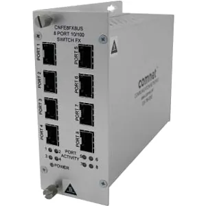 COMNET CNFE8TX8US - 8-Port Unmanaged Switch - 100Mbps with SFP Slots