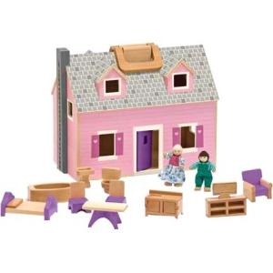 MELISSA & DOUG 3701 - FOLD & GO DOLLHOUSE