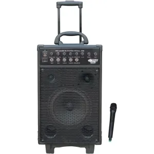 PYLE PWMA1050 - 800W Portable VHF Wireless PA System with Echo & MP3 Input