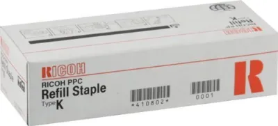 RICOH / Fujitsu RIC410802 - Type K Staple Cartridges - Pack of 3 for Ricoh Printers