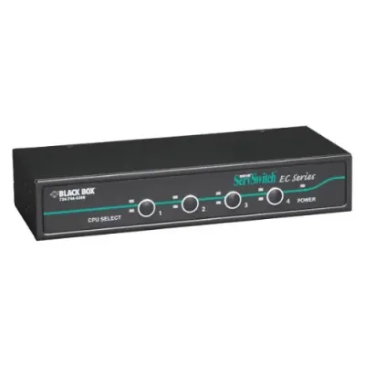 BLACK BOX CORPORATION KV9204A - KVM SWITCH FOR PS2 OR USB SERVERS AND USB CONSOLES - 4-PORT