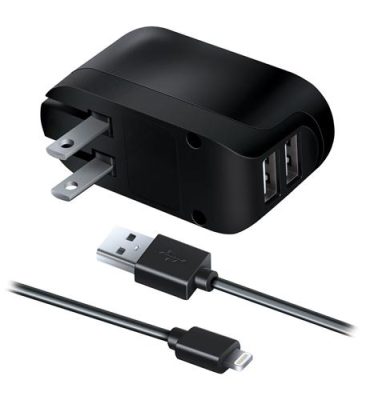 iSound DG-ISOUND-5924 - Dual USB AC Adapter and Lightning Cable