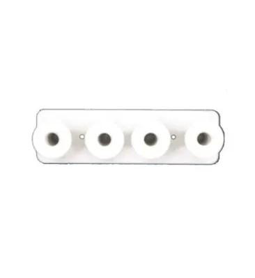 Dynacom DY-198A1M - White Metal Mushroom Board - 1x4 Configuration