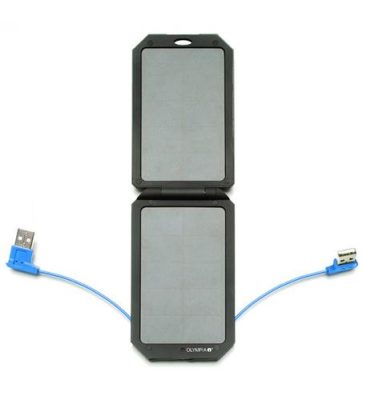 OLYMPIA OLY-SB5500 - Solar Power 5500mAh Charger with 2 Outpu