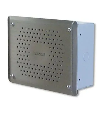 VALCOM V-9805 - VANDAL-RESISTANT ENCLOSURE WITH STAINLESS STEEL FACEPLATE FO