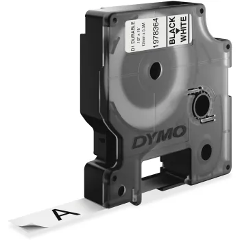 DYMO 1978364 - DYMO LABELMANAGER D1 DURABLE LABEL BLACK PRINT ON WHITE 12IN