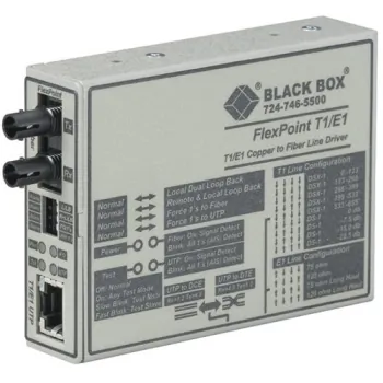 BLACK BOX CORPORATION MT660A-MM - MANAGED T1E1 MEDIA CONVERTER - T1E1 CO