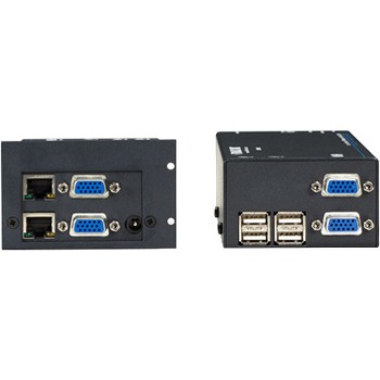 BLACK BOX CORPORATION ACU5250A-R2 - PUT EXTRA DISTANCE BETWEEN YOUR DUAL VGA MONITORS, USB-STYLE