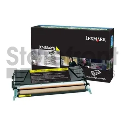 Lexmark X746A4YG - Lexmark Toner, X746A4YG, Yellow, 6,000 pg yield