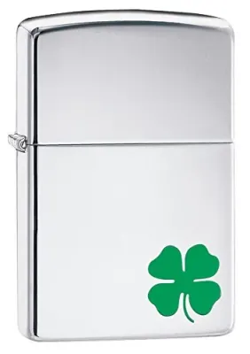 Zippo 24007 - Zippo Windproof Lighter - A Bit O Luck Clover Design