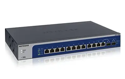 NETGEAR XS512EM-100NAS - SWITCH - XS512EM - RACKMOUNT - 10GBPS - GIGABIT ETHERNET - 1