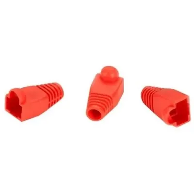 BLACK BOX CORPORATION FMT720 - SNAGLESS CABLE BOOT - RED, 50-PACK