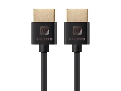 Monoprice 13580 - 3FT SLIM SERIES HIGH SPEED HDMI, BLACK