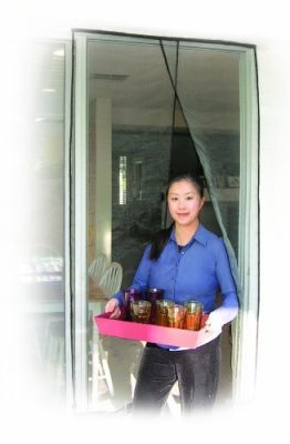 JOBAR JB4529 - Jobar Sliding Door Screen Black 48inch