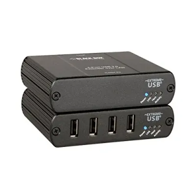 BLACK BOX CORPORATION IC408A-R2 - 4-Port USB 2.0 Extender Over LAN or Direct Connection