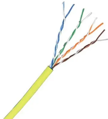 ‎Comprehensive Cable C5E350YLW-1000 - 1000FT CAT5E Yellow Networking Cable - Solid & Durable