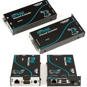 BLACK BOX CORPORATION ACU5110A - Single-Access KVM Extender with VGA and RS232 Support