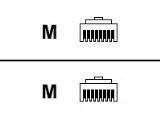 VERTIV ADB0039 - RJ45 TO RJ45 SUNCISCO CROSS CONVERTER