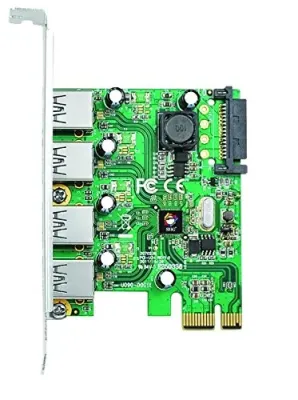 Siig JUP40412S1 - SIIG Accessory JU-P40412-S1 DisplayPort 4-Port USB 3.0 PCI E